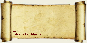 Dina Ješić vizit kartica